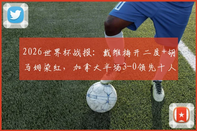 2026世界杯战报：戴维梅开二度+胡马姆染红，加拿大半场3-0领先十人卡塔尔，比赛集锦与关键判罚解析
